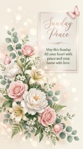 Floral Sunday Peace