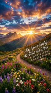 Inspirational Sunday Blessings