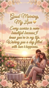 Romantic Morning Blessings